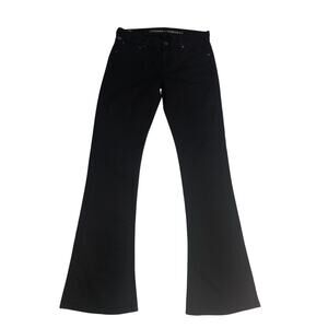 Low Rise Flare Citizens of Humanity Black Jeans Size 27 Bootcut Stretch Goth